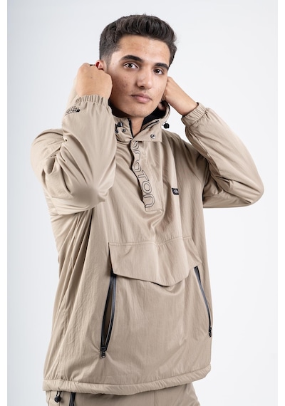 Maraton Sportswear Comfort Erkek Kapşonlu Uzun Kol Basic Açık Vizon Yağmurluk 21353-açık Vizon Açık Vizon