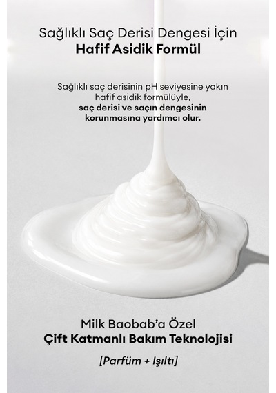 Yıpranmış Saçı Onaran Nemlendirici Saç Kremi Mılk Baobab Original Treatment White Soap 70ml