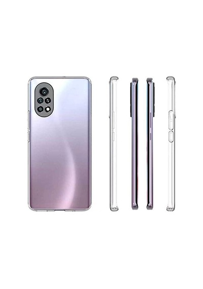 Huawei 50 İle Uyumlu Kılıf Şeffaf Premier Silikon  Esnek İnce Geliştirilmiş Dayanıklı Darbe Karşıtı Koruyucu Yeni Tasarım Huawei 50, Şeffaf Sku: Zeusb09x451ygs