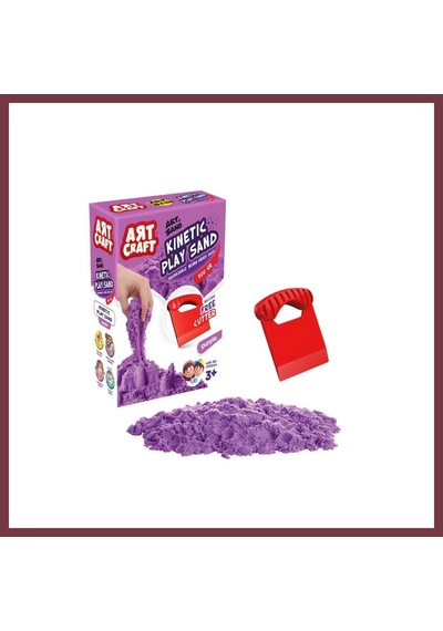 Storeşahin 03689 Nessiworld Aksesuarlı Mor Kinetik Oyun Kumu 500 Gr Shn0720