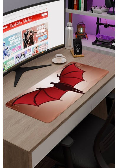 Lucifer V5 70x30 Xl Gaming Kauçuk Kaymaz Taban Mouse Pad Fare Altlığı