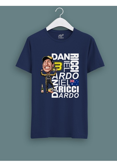 Fnbx Daniel Ricciardo Style T-shirt Lacivert