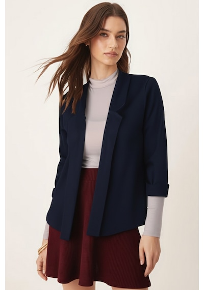 Armonika Kadın Lacivert Duble Kol Ceket Arm-26k001054