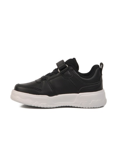 Pepino Siyah Cırtlı Unisex Çocuk Spor Ayakkabı 1603 B Siyah