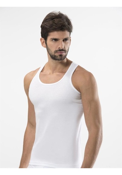 Türen 131 Spor Erkek Atlet İkili Paket-beyaz Beyaz