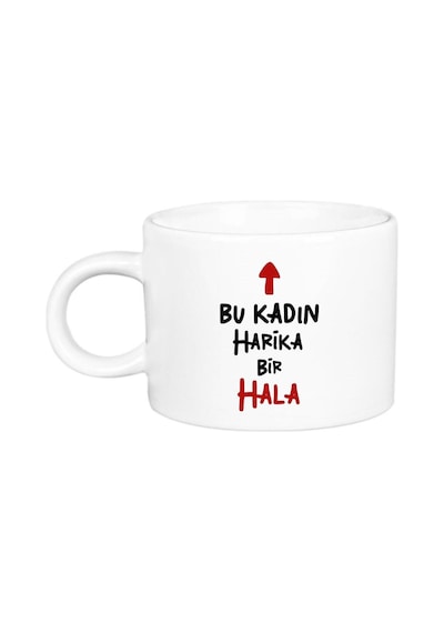 Bu Kadın Harika Bir Kadın Tasarımlı Porselen Lüks Fincan Beyaz