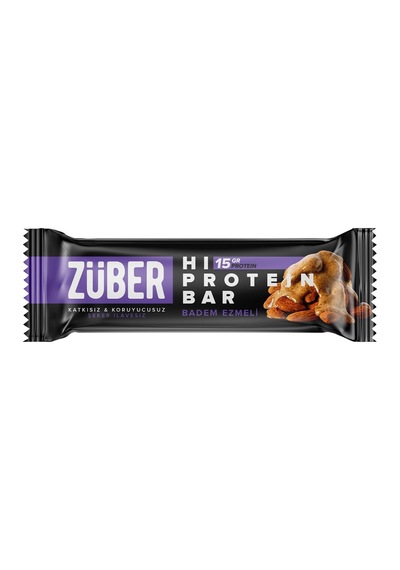 Züber High Protein Bar 45 G Fındıklı - 15g Protein, Şekersiz Atıştırmalık 5'li Avantaj Paketi - Tarı