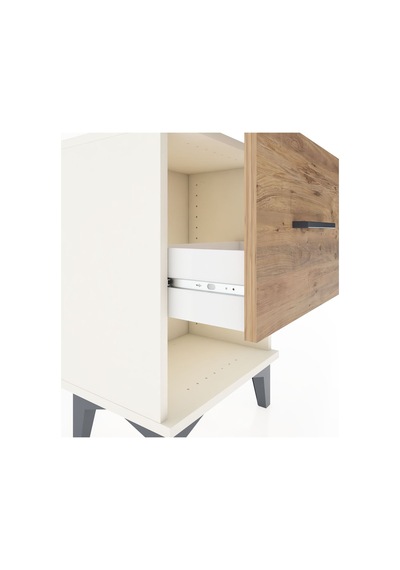 Arges Komodin Tek Çekmeceli 44x30x64 Aytaşı-çam Aytaşı