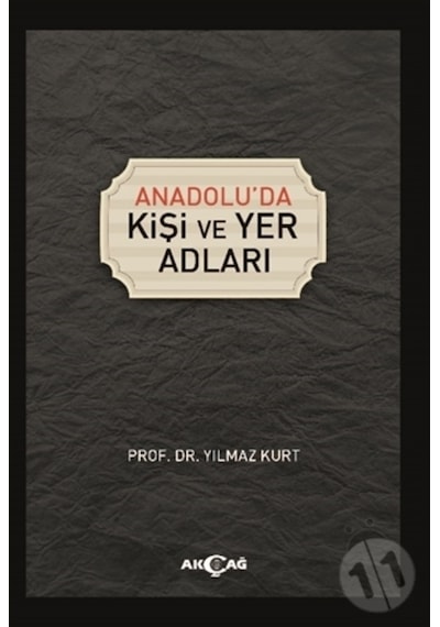 Anadoluda Kişi Ve Yer Adları