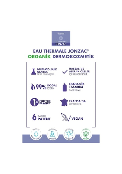 Eau Thermale Jonzac Kuru ve Hassas Ciltler için Organik Göz Çevresi Kremi 15ml