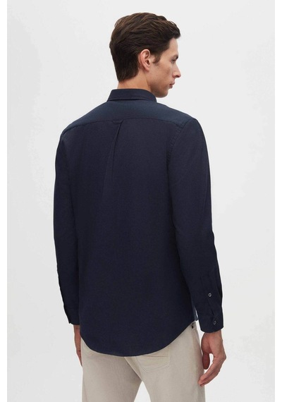D'S Damat Ds Damat Regular Fit Lacivert Düz Kışlık Gömlek 7HC02ORT13265 Lacivert D'S Damat Ds Damat Regular Fit Lacivert Düz Kışlık Gömlek 7HC02ORT13265 Lacivert