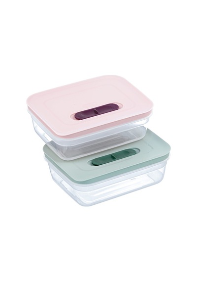 Çankaya Plastik Royal Microwave & Fresh Saklama Kabı 1.15 L 2 Adet Çok Renkli