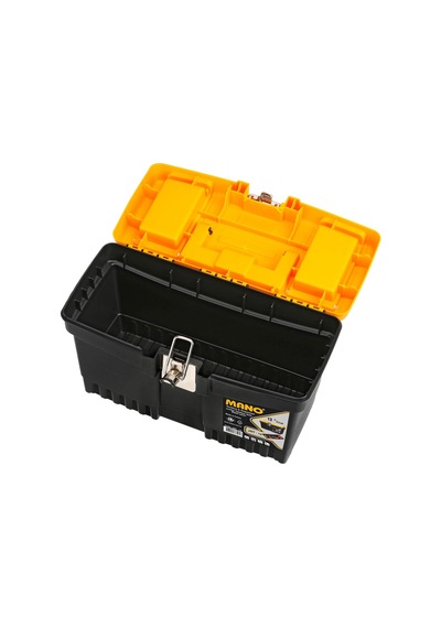 Tr Jmt/13 Organizerli Jumbo Metal Kilitli Takım Çantası, Polipropilen, Siyah/sarı, 13 '' Genel
