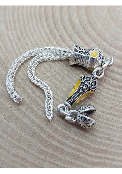 Çift Dallı Metal Tesbih Püskülü/2 Adet 62478