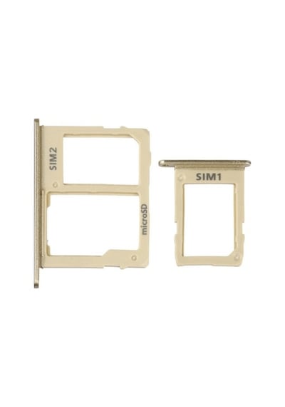 Samsung Uyumlu Galaxy J7 Pro 2017 J730 Sim Kart Tepsisi Gold