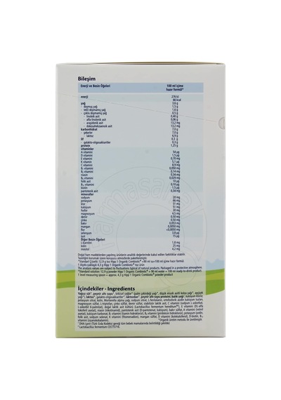 1 Organik Combiotic Bebek Sütü 800 Gr 1 Paket 1 X 800 G