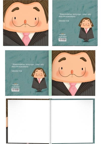 Melimelek Ressamlar Set Çizgisiz Defter 15x15 Çok Renkli