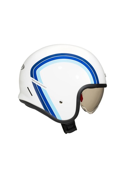 Zeus Kask Zs-389 E20 Whıte Blue Beyaz