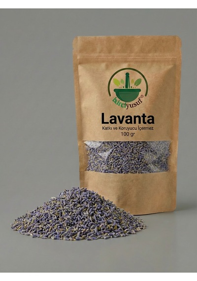 İxirciyusuf Lavanta Lavanta Çiçeği Lavandula Angustifolia Kurutulmuş Bitki 100 G Doğal