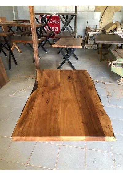 Bintaşmobilya Ceviz Ağacı Kütük Masa Üstü Tablası 120X80.Cm