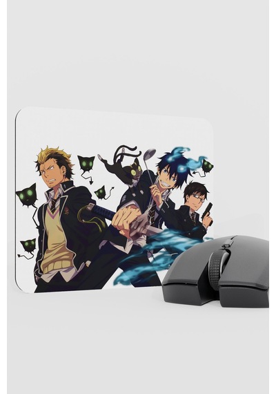 Ao No Exorcist Blue Exorcist Anime V5 - 22x18 Gaming Kauçuk Kaymaz Taban Mouse Pad Fare Altlığı