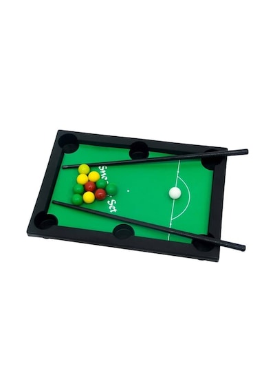 Mini Pool Bilardo Seti - 30 Cm Bilardo Masası Seti Eğitici Ve Eğlenceli Taşınabilir Masaüstü Oyunu