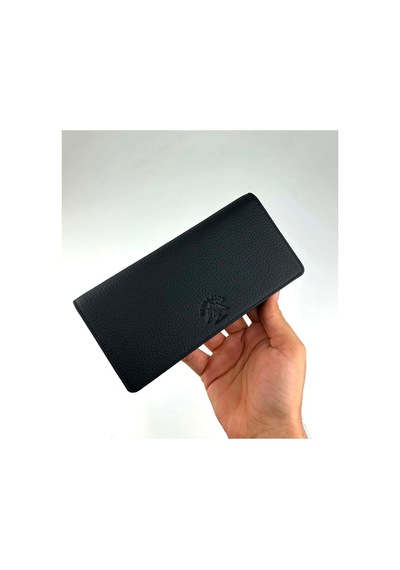 Alphaclub Bag Erkek Hakiki Deri Siyah Telefon Bölmeli Uzun Cüzdan Ve Kartlık Model 2724