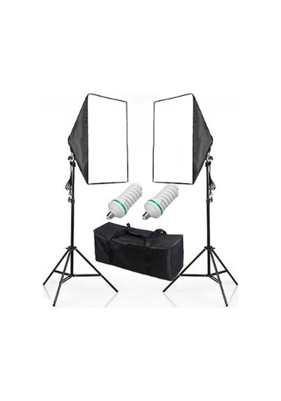 Deyatech 50 x 70 CM Video Işığı Softbox Seti + 1.8 M Işık Ayağı