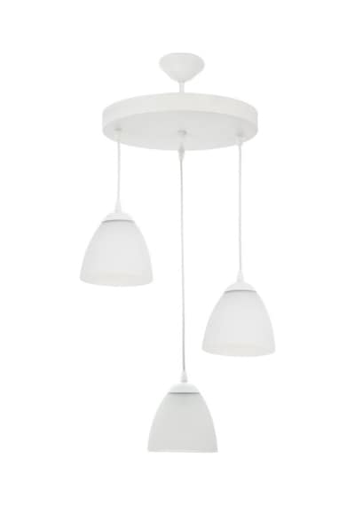 Mylights Modern Spor Üçlü Avize Opal Camlı 30 Cm En
