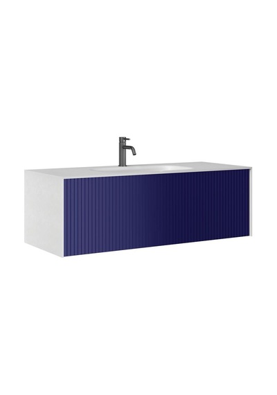 Orka Cube 120 Alt Modül + Lavabo Modul Mat Lacıvert Diğer Orka Cube 120 Alt Modül + Lavabo Modul Mat Lacıvert Diğer