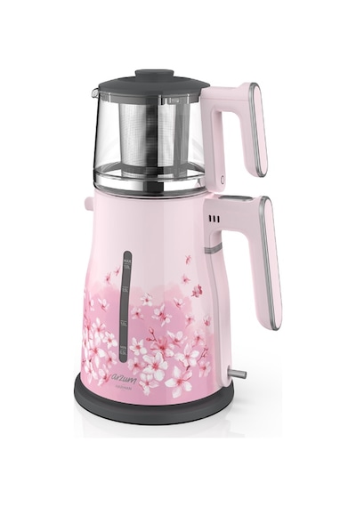 Arzum AR3060-DS Harman 1.8 L Çay Makinesi Kiraz Çiçeği