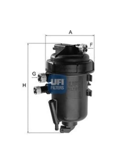 Ufi Mazot Filtresi Komple 5511400 Corsa-c Combo Merıva 1.3 Cdtı KNO-UFI-55.114.00