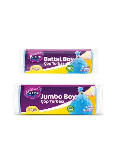 Güçlü Battal-jumbo Çöp Torbası 2 Li
