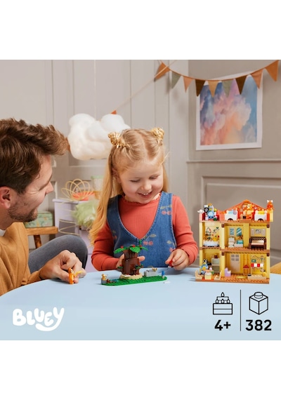 LEGO® Bluey: Bluey’nin Aile Evi 11203 - 4 Yaş ve Üzeri Çocuklar için Yaratıcı Oyuncak Yapım Seti (382 Parça)