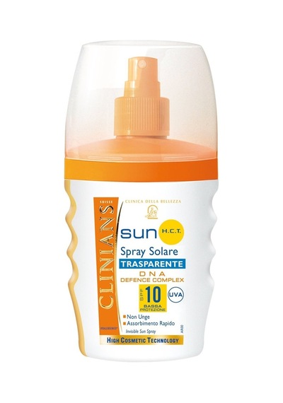Clinians Transparan Sprey Güneş Losyonu Spf 10 150 ML