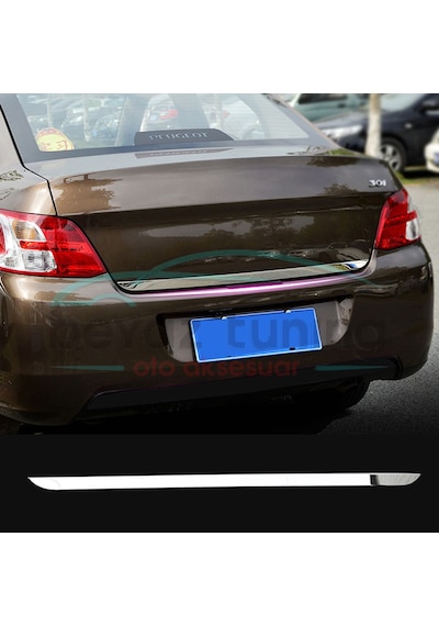 Peugeot 301 Bagaj Alt Çıtası Kromu Nikelajı