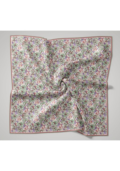 Silk Home Twill İpek Eşarp 11477-04 Ekru, Bej, Su Yeşili, Çilek Kırmızısı, Lila