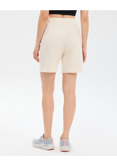 Skechers W Essential 5 Inch Sweat Short Kadın Beyaz Şort S2610001-3855
