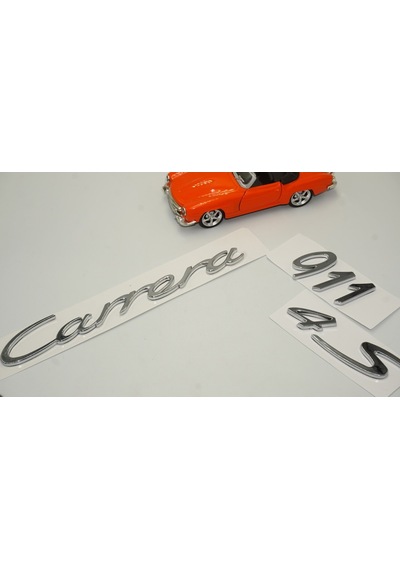 Porsche 911 Carrera 4S Bagaj 3M 3D Abs Yazı Logo Amblem Seti (549218224)