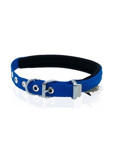 Doggie Konfor Dokuma Boyun Tasması Royalblue 1,5x20 25 Cm