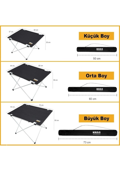 Ultralight Katlanır Kamp Masası, Piknik, Bbq, Doğa Aktiviteleri, Hiking, Plaj İçin Taşınabilir Kompakt Roll Up Out Genel