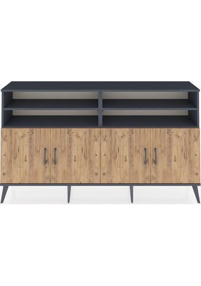 Arges Konsol 6 Raflı 4 Kapaklı 176x30x99 Antrasit-çam/antrasit Antrasit-çam/antrasit Arges Konsol 6 Raflı 4 Kapaklı 176x30x99 Antrasit-çam/antrasit Antrasit-çam/antrasit