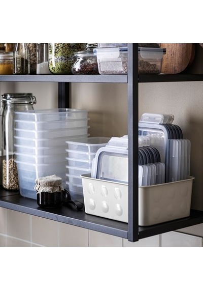Ikea 365+ Plastik Saklama Kabı, Plastik, 2 Lt Çok Renkli
