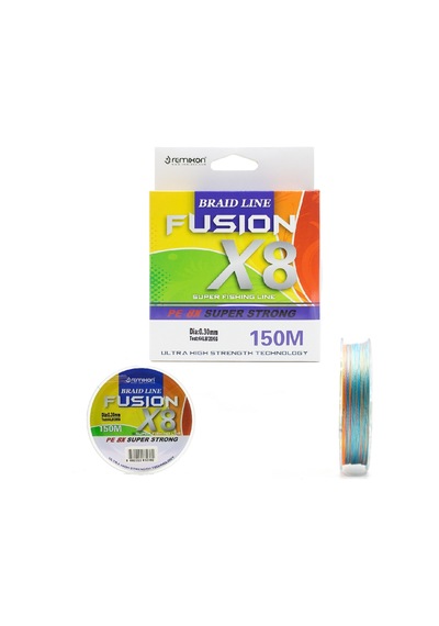 Remixon Fusion 8b Multicolor 150m İp Misina Kalınlık Mm : 0,30mm