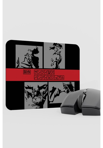 Cowboy Bebop Anime V3 - 22x18 Gaming Kauçuk Kaymaz Taban Mouse Pad Fare Altlığı