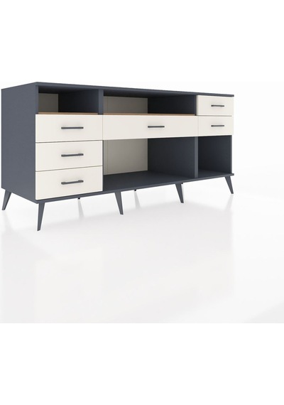 Kronos Konsol 2 Raflı 6 Çekmeceli 176x59x83 Antrasit-çam/aytaşı Çam/aytaşı Kronos Konsol 2 Raflı 6 Çekmeceli 176x59x83 Antrasit-çam/aytaşı Çam/aytaşı