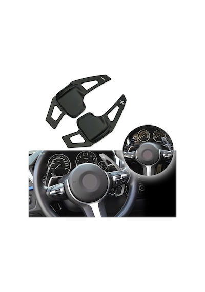 Bmw 3 Seri F30 M Direksiyon F1 Vites Kulakçık Paddle Shift Siyah