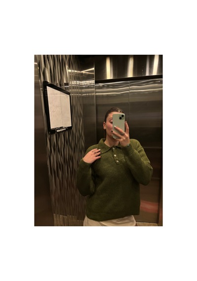 Maison Velora Kadın Haki Basic Oversize Polo Yaka Yarım Pat Düğmeli Triko Kazak-27aj002 Haki 923050279 Haki Maison Velora Kadın Haki Basic Oversize Polo Yaka Yarım Pat Düğmeli Triko Kazak-27aj002 Haki 923050279 Haki