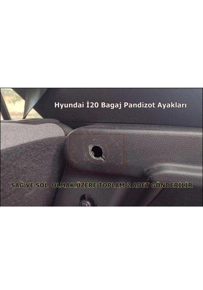 Hyundai İ20 Pandizot Ayakları 2 Adet