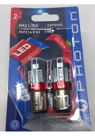 Photon Pr21-5w Kırmızı 12v Led